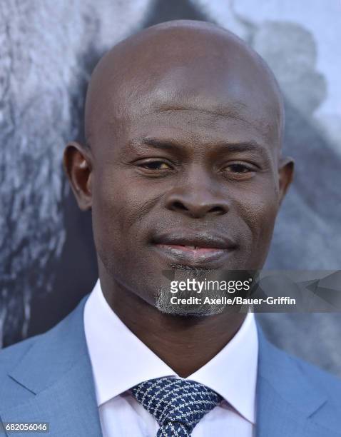 Actor Djimon Hounsou arrives at the premiere of Warner Bros. Pictures' 'King Arthur: Legend of the Sword' at TCL Chinese Theatre on May 8, 2017 in...