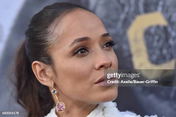 Actress Dania Ramirez arrives at the premiere of Warner Bros. Pictures' 'King Arthur: Legend of the Sword' at TCL Chinese Theatre on May 8, 2017 in...