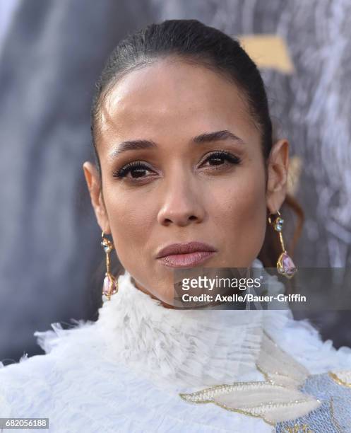Actress Dania Ramirez arrives at the premiere of Warner Bros. Pictures' 'King Arthur: Legend of the Sword' at TCL Chinese Theatre on May 8, 2017 in...