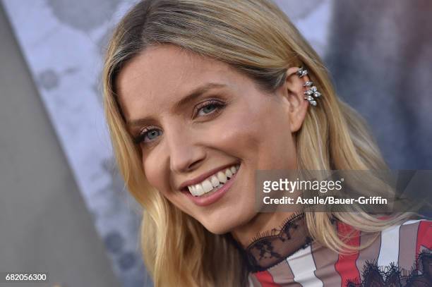 Actress Annabelle Wallis arrives at the premiere of Warner Bros. Pictures' 'King Arthur: Legend of the Sword' at TCL Chinese Theatre on May 8, 2017...