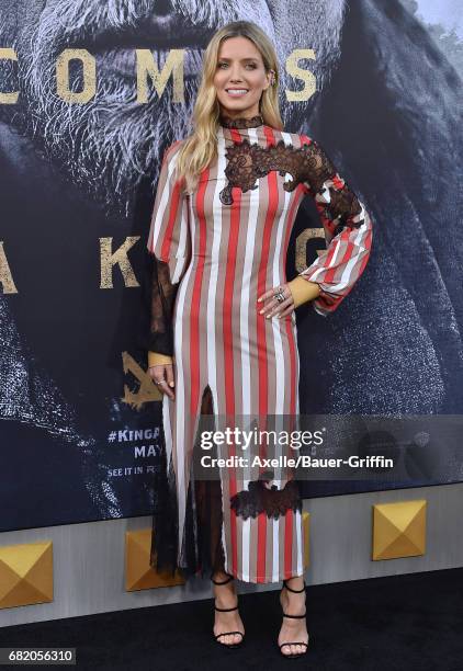 Actress Annabelle Wallis arrives at the premiere of Warner Bros. Pictures' 'King Arthur: Legend of the Sword' at TCL Chinese Theatre on May 8, 2017...