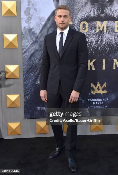 Actor Charlie Hunnam arrives at the premiere of Warner Bros. Pictures' 'King Arthur: Legend of the Sword' at TCL Chinese Theatre on May 8, 2017 in...