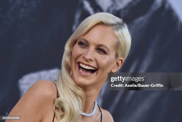 Actress Poppy Delevingne arrives at the premiere of Warner Bros. Pictures' 'King Arthur: Legend of the Sword' at TCL Chinese Theatre on May 8, 2017...