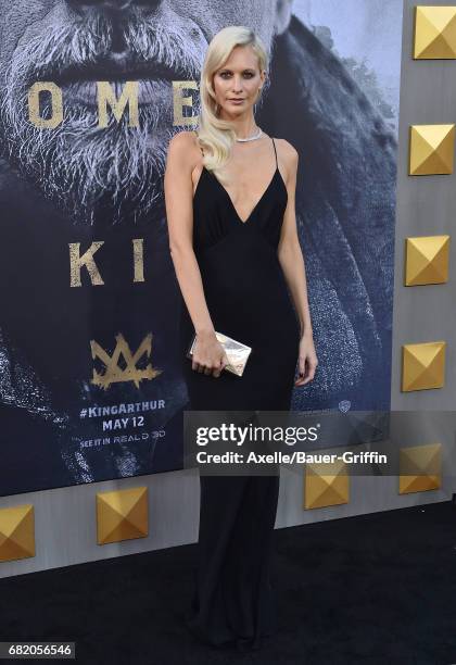 Actress Poppy Delevingne arrives at the premiere of Warner Bros. Pictures' 'King Arthur: Legend of the Sword' at TCL Chinese Theatre on May 8, 2017...