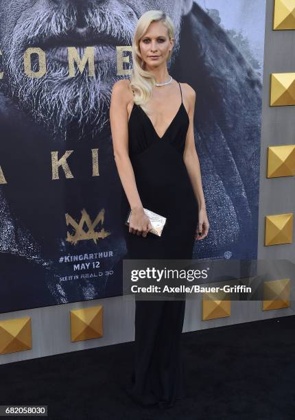 Actress Poppy Delevingne arrives at the premiere of Warner Bros. Pictures' 'King Arthur: Legend of the Sword' at TCL Chinese Theatre on May 8, 2017...