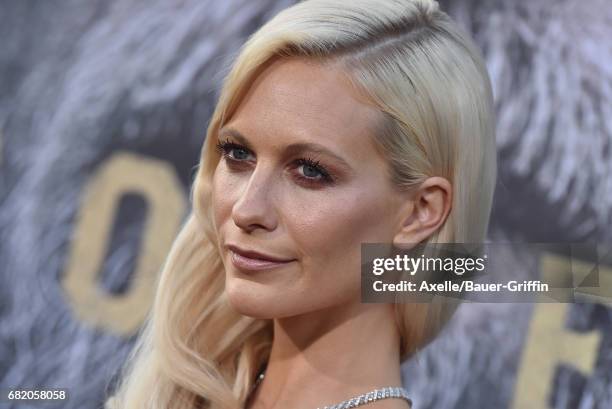 Actress Poppy Delevingne arrives at the premiere of Warner Bros. Pictures' 'King Arthur: Legend of the Sword' at TCL Chinese Theatre on May 8, 2017...