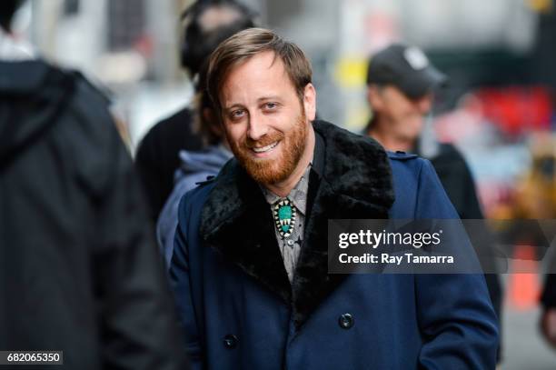 Musician Dan Auerbach enters the "The Late Show With Stephen Colbert" taping at the Ed Sullivan Theater on May 11, 2017 in New York City.