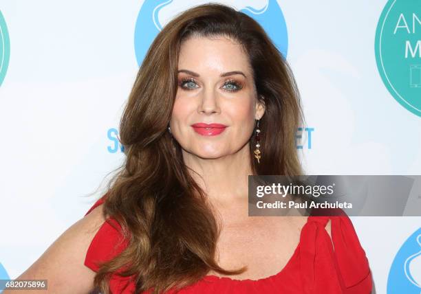 Actress / Playboy Playmate Carrie Stevens attends the Single Mom's Awards at The Peninsula Beverly Hills on May 11, 2017 in Beverly Hills, California.