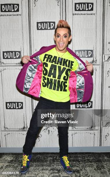 Reality TV personality Frankie J. Grande visits Build Series to discuss his role as a co-host on Amazon's "Style Code Live" at Build Studio on May...