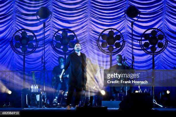 German singer Joel Brandenstein performs live on stage during a concert at the Huxleys on May 11, 2017 in Berlin, Germany.