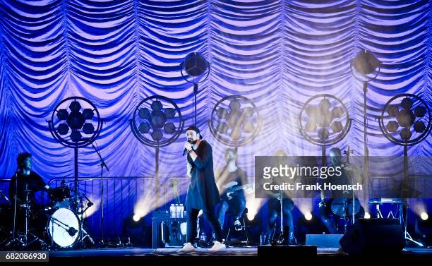 German singer Joel Brandenstein performs live on stage during a concert at the Huxleys on May 11, 2017 in Berlin, Germany.