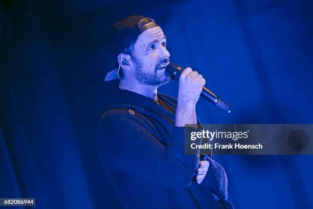 German singer Joel Brandenstein performs live on stage during a concert at the Huxleys on May 11, 2017 in Berlin, Germany.