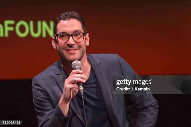 Actor Tom Ellis attends the SAG-AFTRA Foundation Conversations With Tom Ellis Of "Lucifer" at The Robin Williams Center for Entertainment and Media...