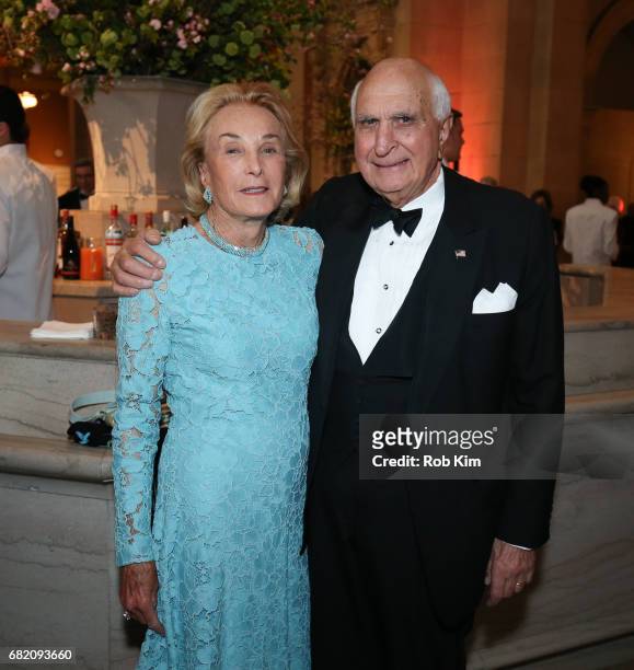Kenneth Langone and Elaine Langone attend NYU Langone Medical Center's 2017 Violet Ball at The Metropolitan Museum of Art on May 11, 2017 in New York...
