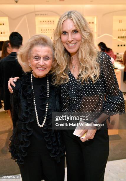 Philanthropist Barbara Davis and actor/host Alana Stewart attend Barneys New York Celebration of the Farrah Fawcett Foundation at Barneys New York...