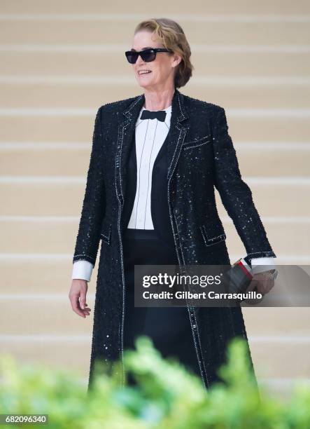 West Coast Director of Vogue and Teen Vogue Lisa Love is seen at the 'Rei Kawakubo/Comme des Garcons: Art Of The In-Between' Costume Institute Gala...
