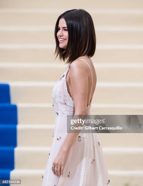 Singer Selena Gomez is seen at the 'Rei Kawakubo/Comme des Garcons: Art Of The In-Between' Costume Institute Gala at Metropolitan Museum of Art on...