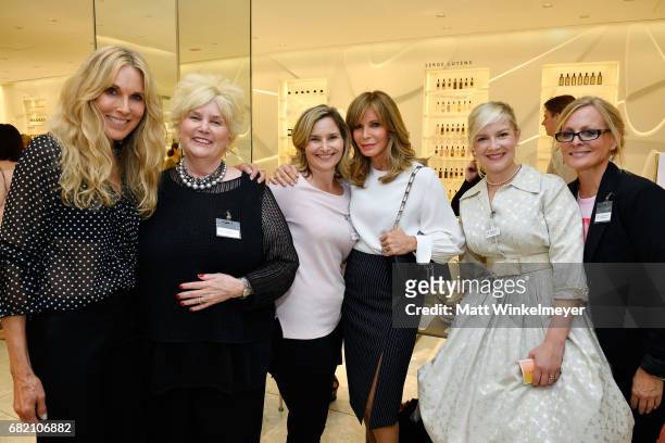 Actor/host Alana Stewart, Mary Willard, actors Hope Mulbarger and Jaclyn Smith, and Farrah Fawcett Foundation angels attend Barneys New York...