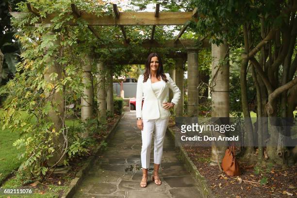 Krissy Marsh poses during a photo call for the Real Housewives of Sydney at Chiswick Restaurant on May 12, 2017 in Sydney, Australia.
