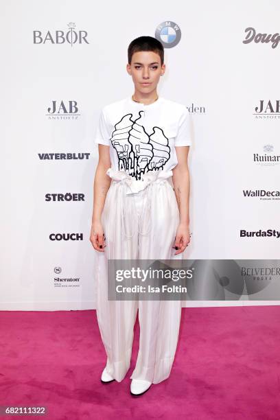 Alina Sueggeler, singer of the band 'Frida Gold' attends the Duftstars at Kraftwerk Mitte on May 11, 2017 in Berlin, Germany.