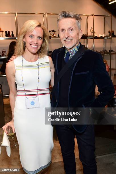 Jennifer Paradis and Simon Doonan attend the Barneys New York Foundation and Simon Doonan Celebrate UNICEF USA on May 11, 2017 in Philadelphia,...