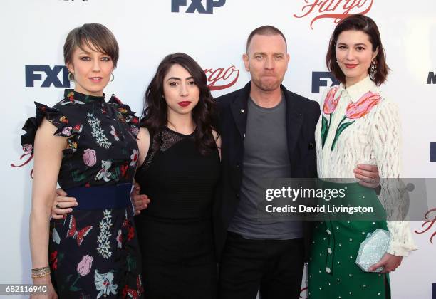 Actors Carrie Coon, Olivia Sandoval, Ewan McGregor and Mary Elizabeth Winstead attend FX's "Fargo" For Your Consideration event at Saban Media Center...