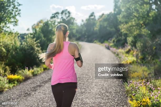 escape into the nature - power walking stock pictures, royalty-free photos & images