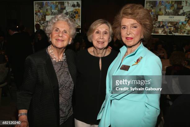Zita Rosenthal, Vivian Belmonte and Nina Weiner attend Mrs. Lily Safra Honored at ISEF Foundation's 40th Anniversary at Intercontinental New York...