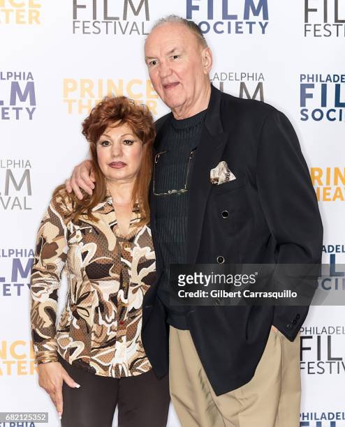 Former professional boxer Chuck Wepner and wife Linda Wepner attend 'Chuck' Philadelphia Screening at The Prince Theater on May 11, 2017 in...