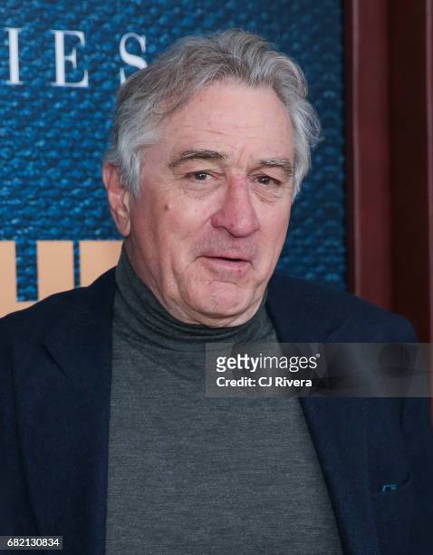 Robert De Niro attends 'The Wizard of Lies' New York Premiere at The Museum of Modern Art on May 11, 2017 in New York City.