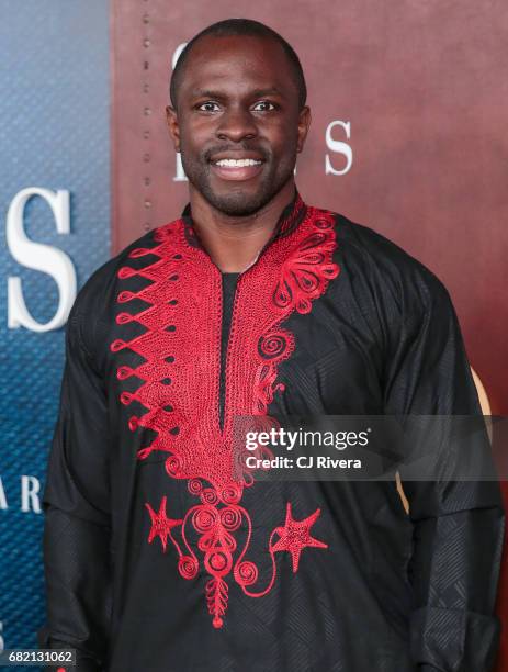 Gbenga Akinnagbe attends 'The Wizard of Lies' New York Premiere at The Museum of Modern Art on May 11, 2017 in New York City.