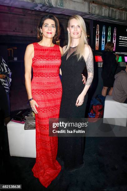 Christiane Lingner and German actress Mirja du Mont attend the Duftstars at Kraftwerk Mitte on May 11, 2017 in Berlin, Germany.