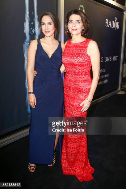 Clea-Lacy Juhn and Christiane Lingner attend the Duftstars at Kraftwerk Mitte on May 11, 2017 in Berlin, Germany.