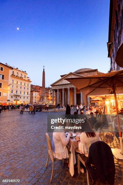 rome, pantheon - meta turistica stock pictures, royalty-free photos & images