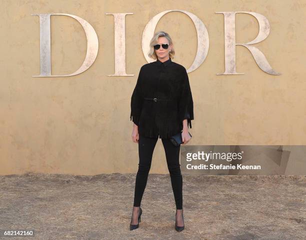 Charlize Theron at Christian Dior Cruise 2018 Show and After Party at Gladstone's Malibu on May 11, 2017 in Malibu, California.