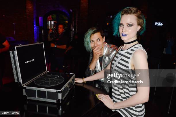 Evan Rachel Wood and Zach Villa perform at the Hard Rock Hotel San Diego on May 11, 2017 in San Diego, California.