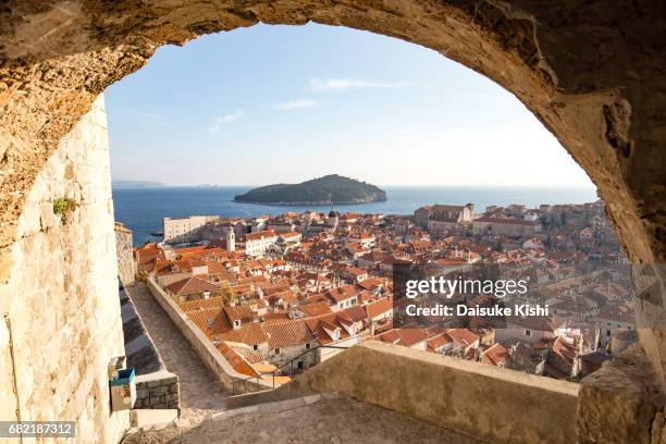 the scenery of dubrovnik, croatia - dubrovnik ストックフォトと画像