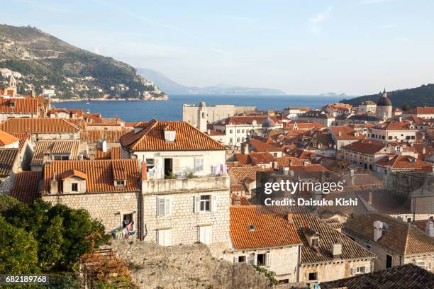 the scenery of dubrovnik, croatia - 歴史 foto e immagini stock