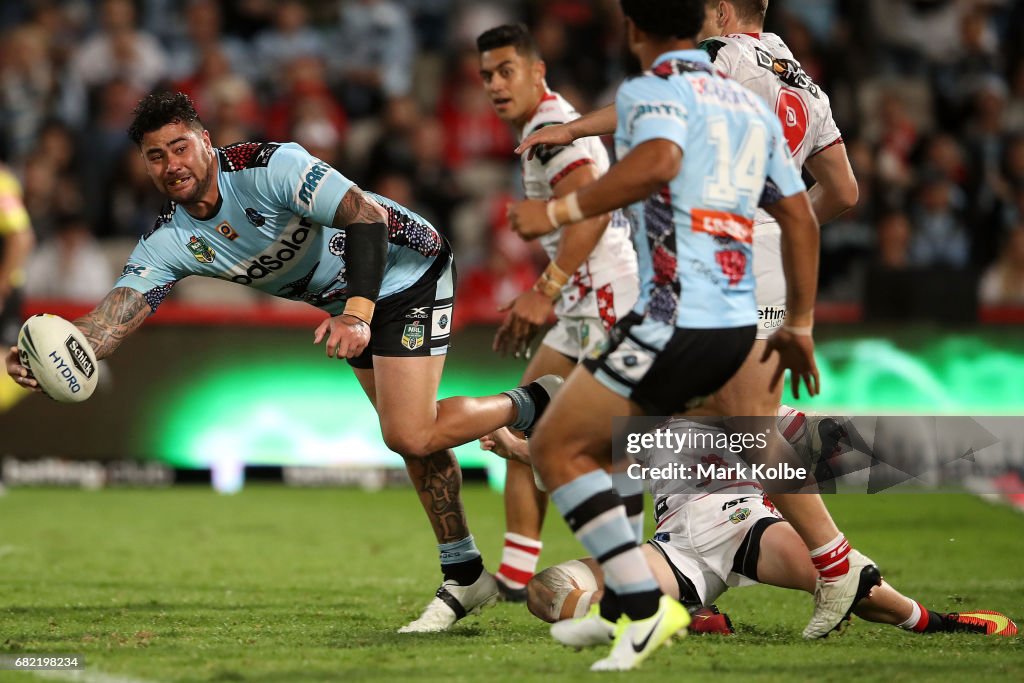 NRL Rd 10 - Dragons v Sharks