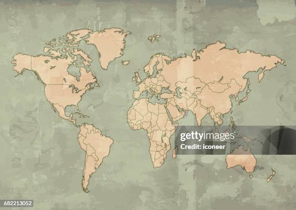 World Map Beige Photos and Premium High Res Pictures - Getty Images