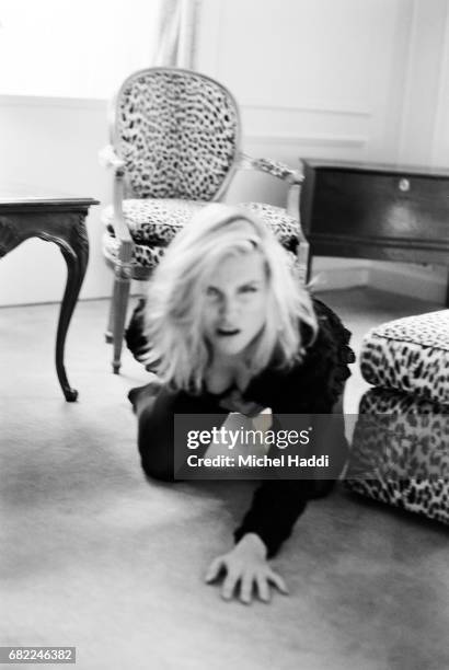 Singer Debbie Harry is photographed for Vogue magazine on September 22, 1994 in London, England.