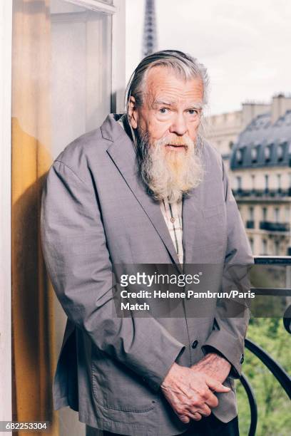Actor Michael Lonsdale is photographed for Paris Match on April 17, 2017 in Paris, France.