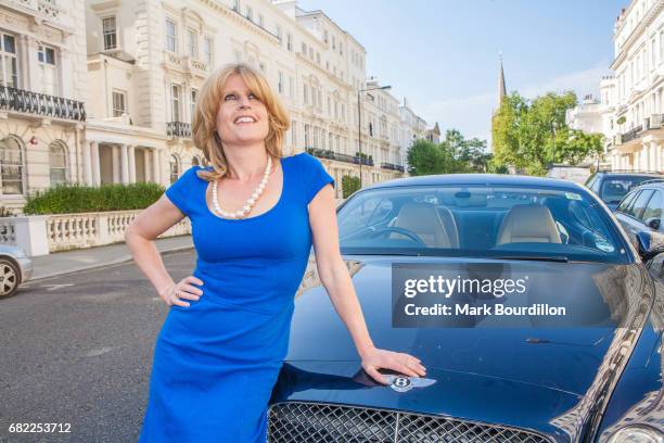 Columnist and editor Rachel Johnson is photographed for the Sunday Times on July 26, 2016 in London, England.