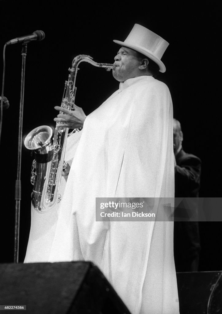 Jr. Walker Junior Walker performing on stage at Magic Of Motown Revue,... News ...