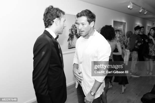 Photographer Tyler Shields and actor Ian Bohen attend Tyler Shields "Provocateur" Opening at Leica Store and Gallery Los Angeles on May 11, 2017 in...