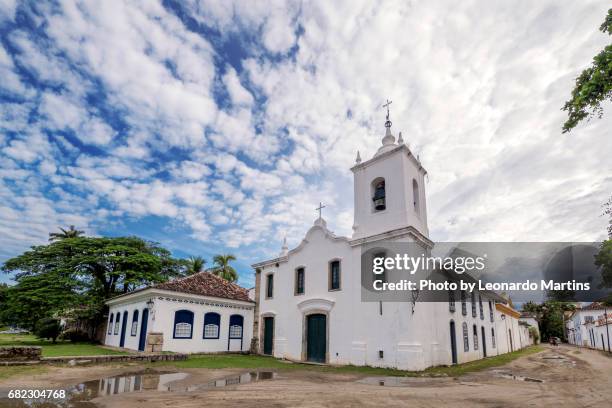 colonial houses of paraty - américa do sul stock pictures, royalty-free photos & images