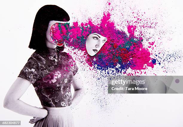 Exploding On Face Powder Explosion Face Photos and Premium High Res Pictures - Getty Images
