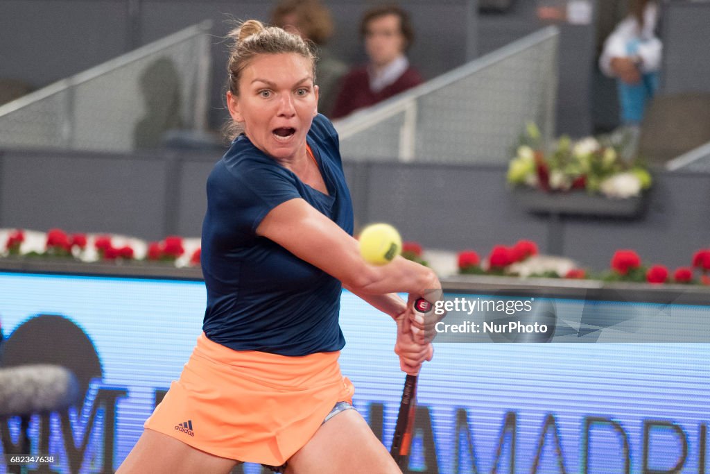 Simona Halep v Anastasija Sevastova - Mutua Madrid Open 2017