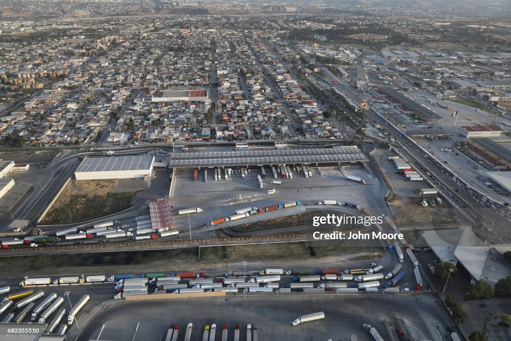 Aerial Views Of U.S. - Mexico Border