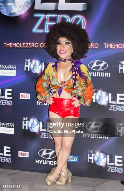 Noelia Pompa attends to The Hole Zero Photocalls in Madrid on May 11, 2017 Madrid, Spain.